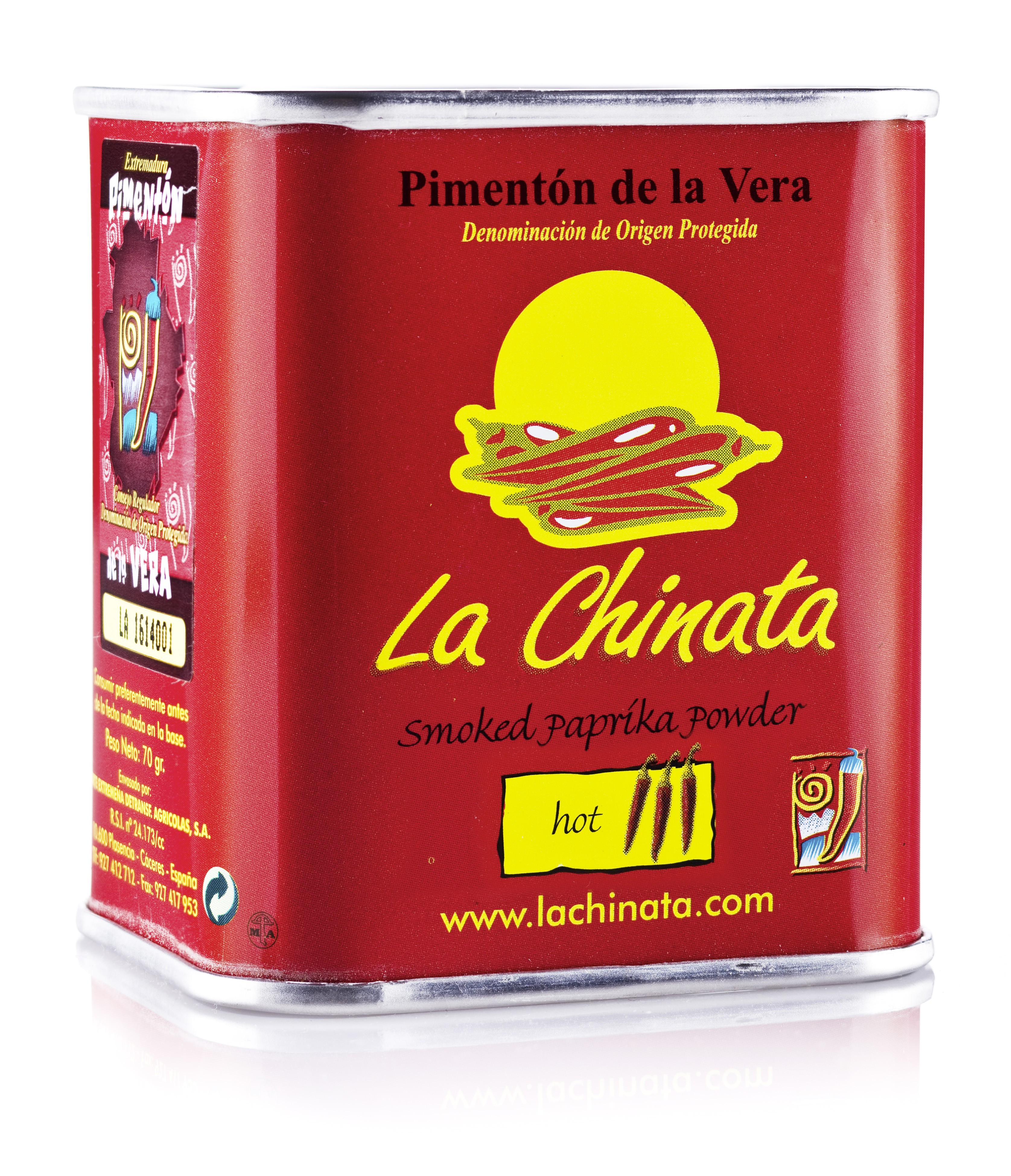 Pimentón de la Vera D.O. Picante. Productos de Extremadura.