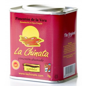 Charity Tin - Bitter-Sweet Smoked Paprika Powder "La Chinata" 70g Tin by Alba Deliz