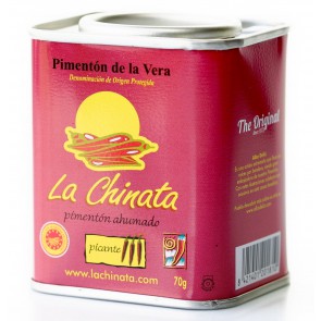 Charity Tin - Hot Smoked Paprika Powder "La Chinata" 70g Tin by Alba Deliz